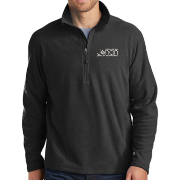 Eddie Bauer®1/2-Zip Microfleece Jacket - Embroidered Logo Thumbnail