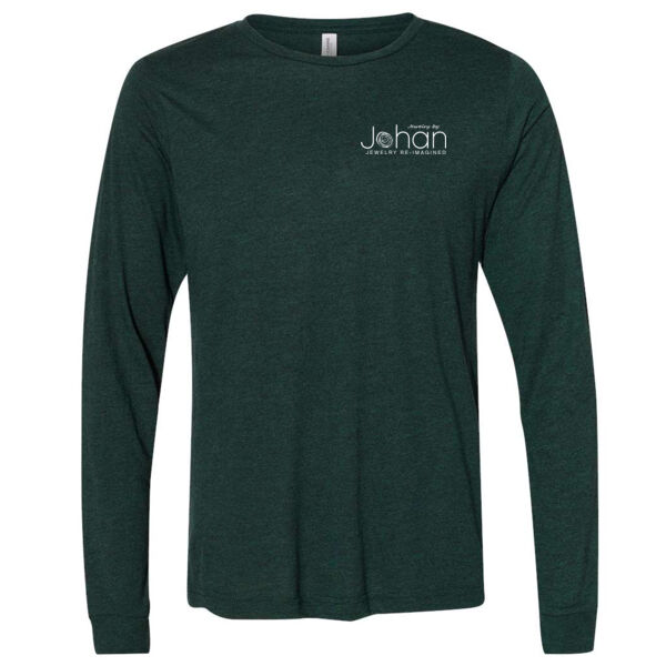 BELLA + CANVAS - Unisex Triblend Long Sleeve Tee - Screen Print Logo Thumbnail