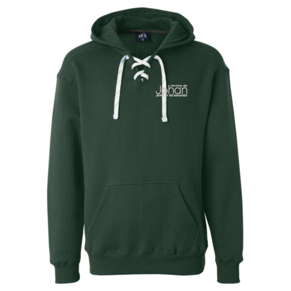 J. America - Sport Lace Hooded Sweatshirt - Embroidered Logo Thumbnail