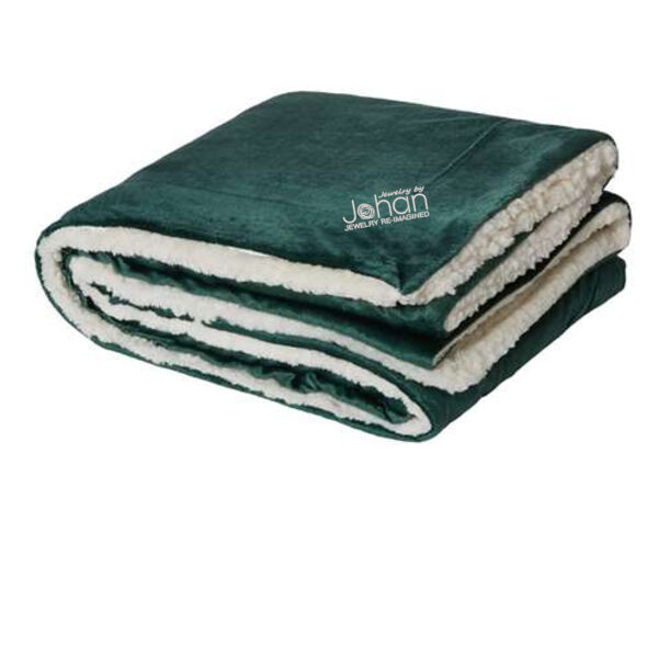 Alpine Fleece - Micro Mink Sherpa Blanket - Embroidered Logo Thumbnail