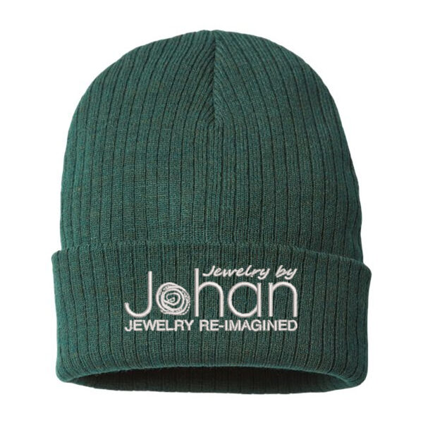 Atlantis Headwear - Sustainable Rib Cuffed Beanie - Embroidered Logo Thumbnail