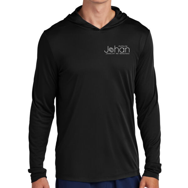 Sport-Tek® Posi-UV® Pro Long Sleeve Hoodie - Screen Print Logo Thumbnail