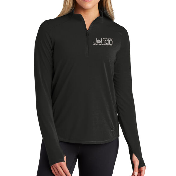 OGIO® Women's Motion 1/4-Zip - Embroidered Logo Thumbnail