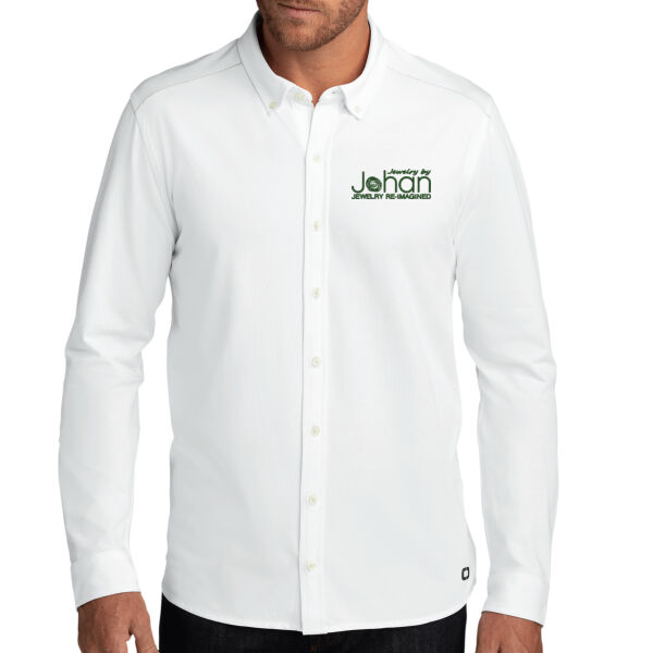 OGIO ® Code Stretch Long Sleeve Button-Up - Embroidered Logo Thumbnail