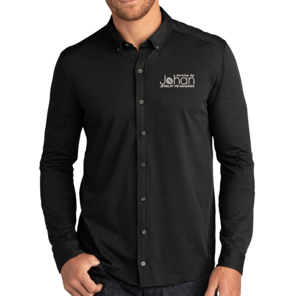 OGIO ® Code Stretch Long Sleeve Button-Up - Embroidered Logo Thumbnail
