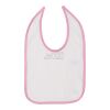 Infant Contrast Trim Premium Jersey Bib Thumbnail